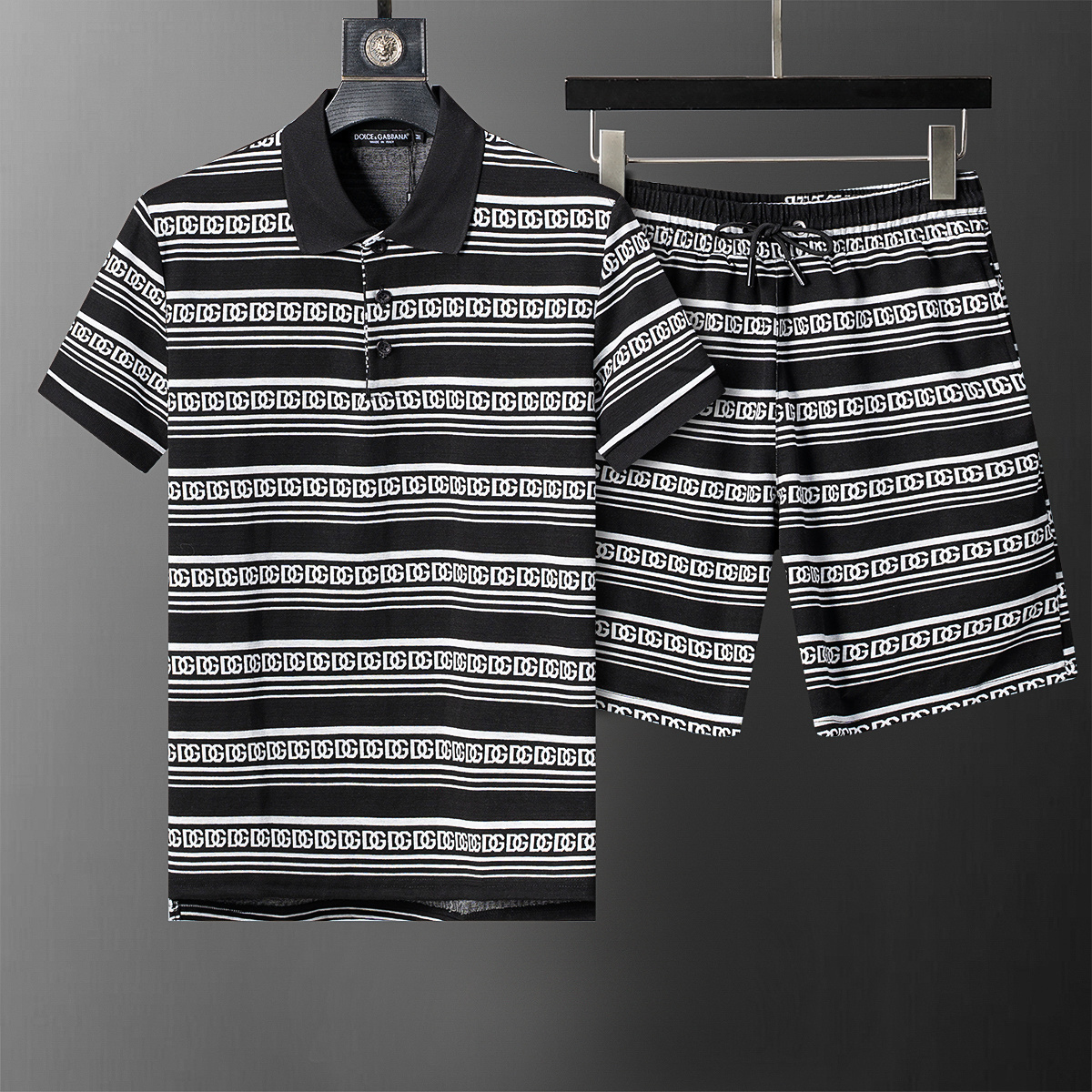 Cheap DG Short Tracksuits for Men in 208027, $40 USD- [IB208027] - Replica DG Short Tracksuits for Men