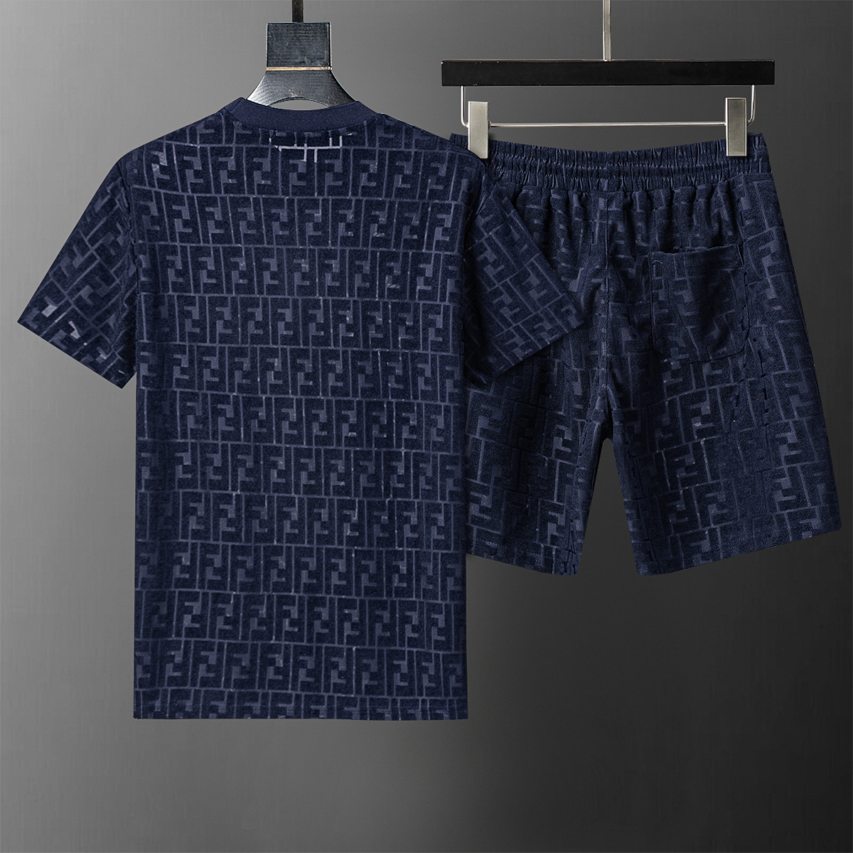 Cheap Fendi Short Tracksuits in 208041, $40 USD- [IB208041] - Replica Fendi Short Tracksuits