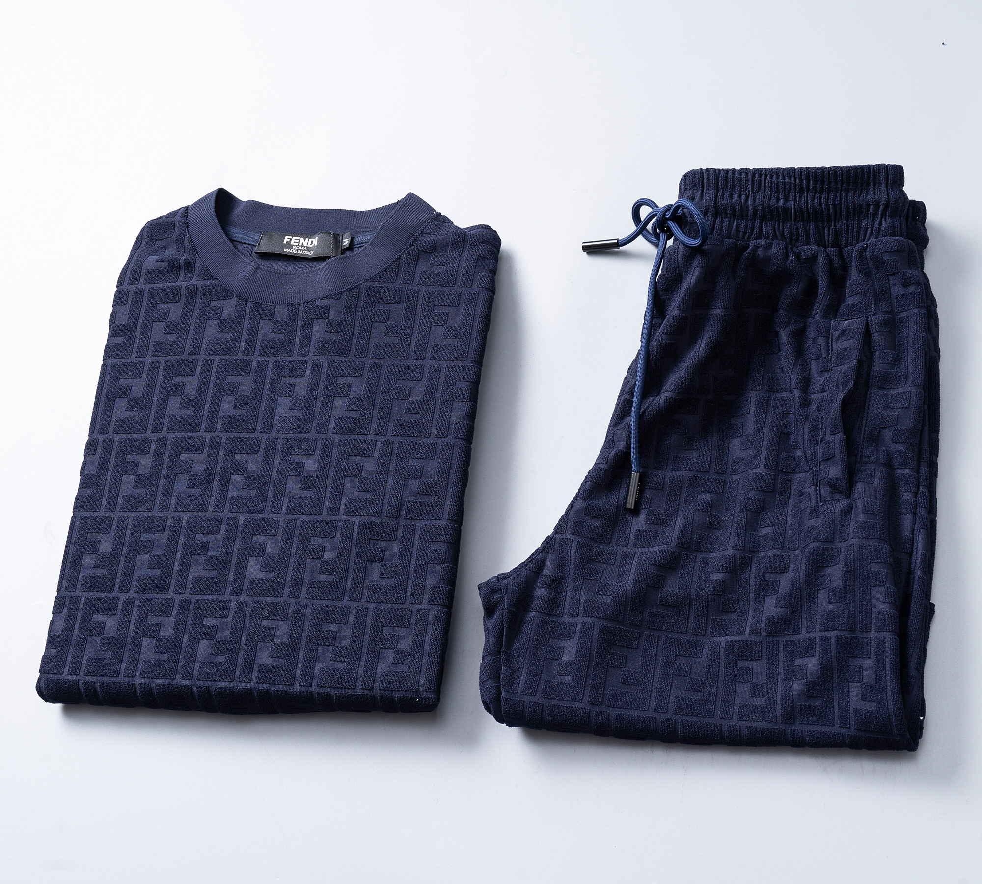 Cheap Fendi Short Tracksuits in 208041, $40 USD- [IB208041] - Replica Fendi Short Tracksuits