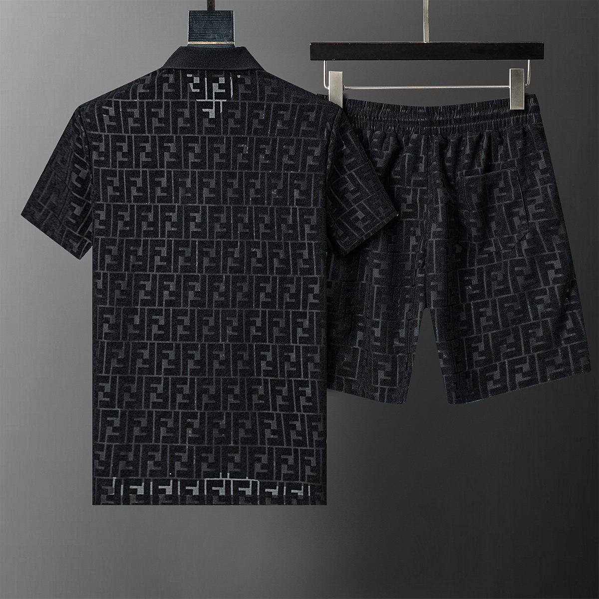Cheap Fendi Short Tracksuits in 208042, $40 USD- [IB208042] - Replica Fendi Short Tracksuits