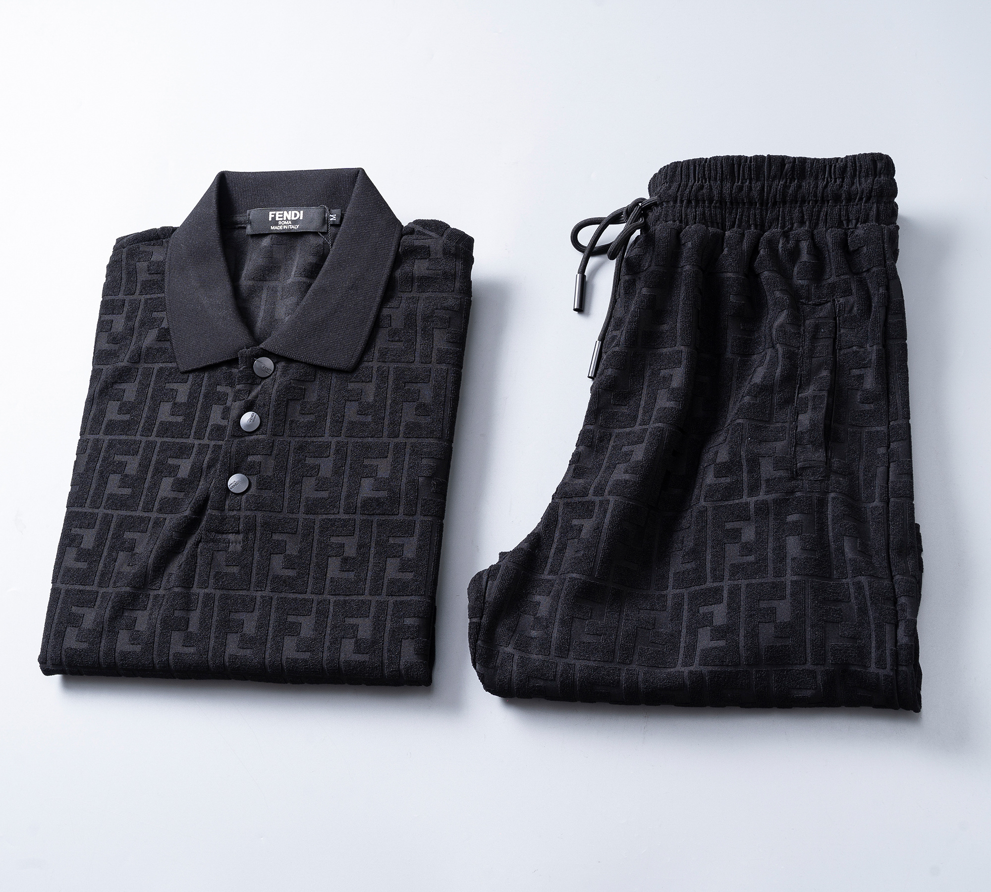 Cheap Fendi Short Tracksuits in 208042, $40 USD- [IB208042] - Replica Fendi Short Tracksuits
