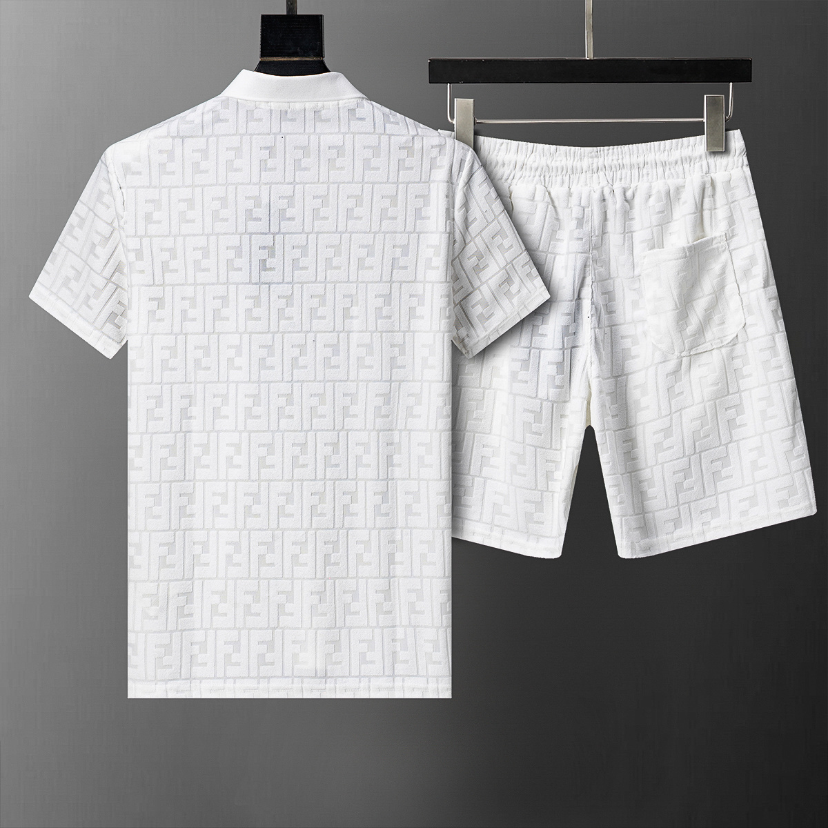 Cheap Fendi Short Tracksuits in 208043, $40 USD- [IB208043] - Replica Fendi Short Tracksuits