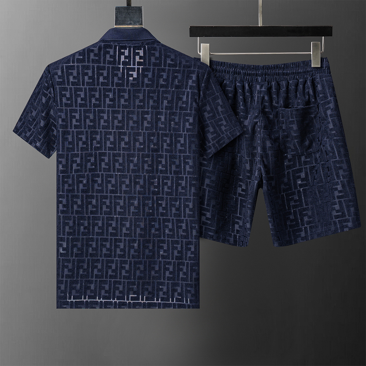 Cheap Fendi Short Tracksuits in 208044, $40 USD- [IB208044] - Replica Fendi Short Tracksuits