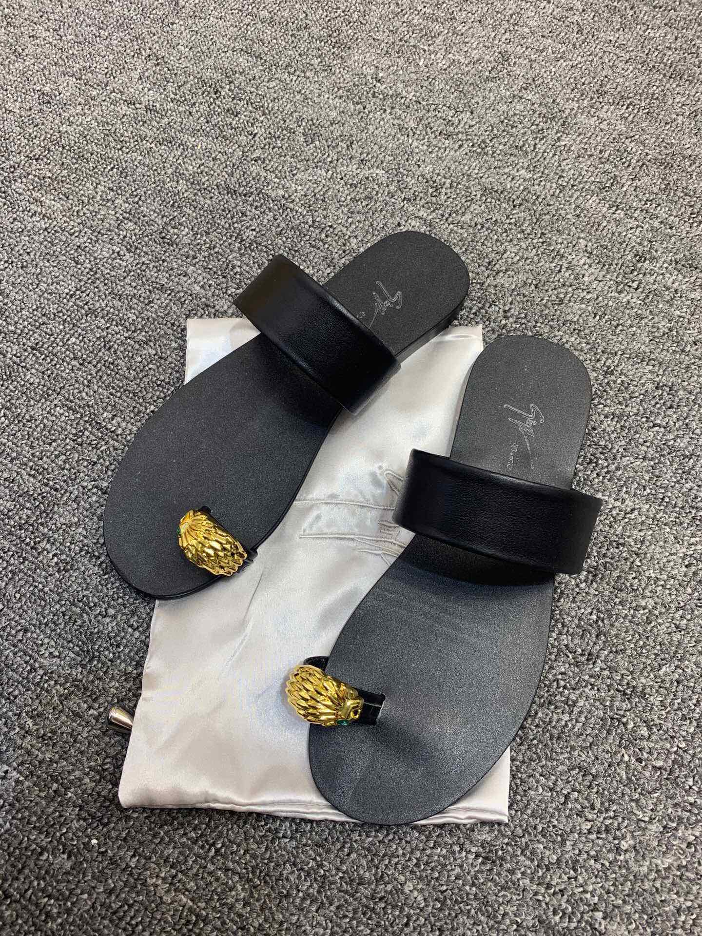 Cheap New Arrivals Giuseppe Zanot Slippers GZ Slides For Men in 208090, $60 USD- [IB208090] - Replica Giuseppe Zanot Loafers For Men