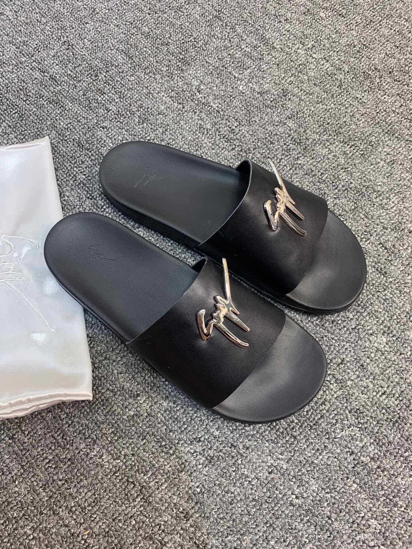 Cheap New Arrivals Giuseppe Zanot Slippers GZ Slides For Men in 208093, $60 USD- [IB208093] - Replica Giuseppe Zanot Loafers For Men