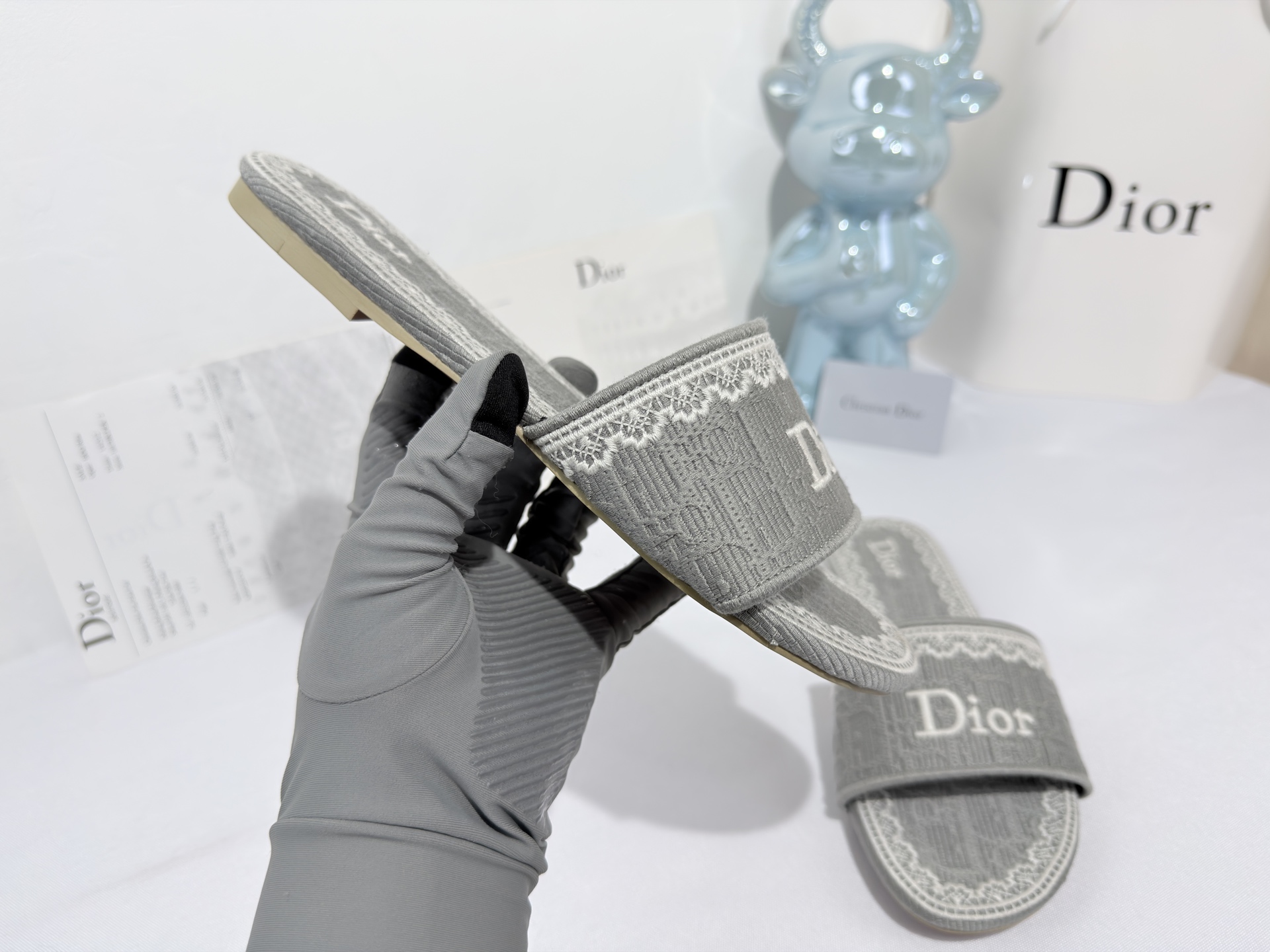 Cheap Dior Slippers For Women in 208137, $55 USD- [IB208137] - Replica Dior Slippers For Women
