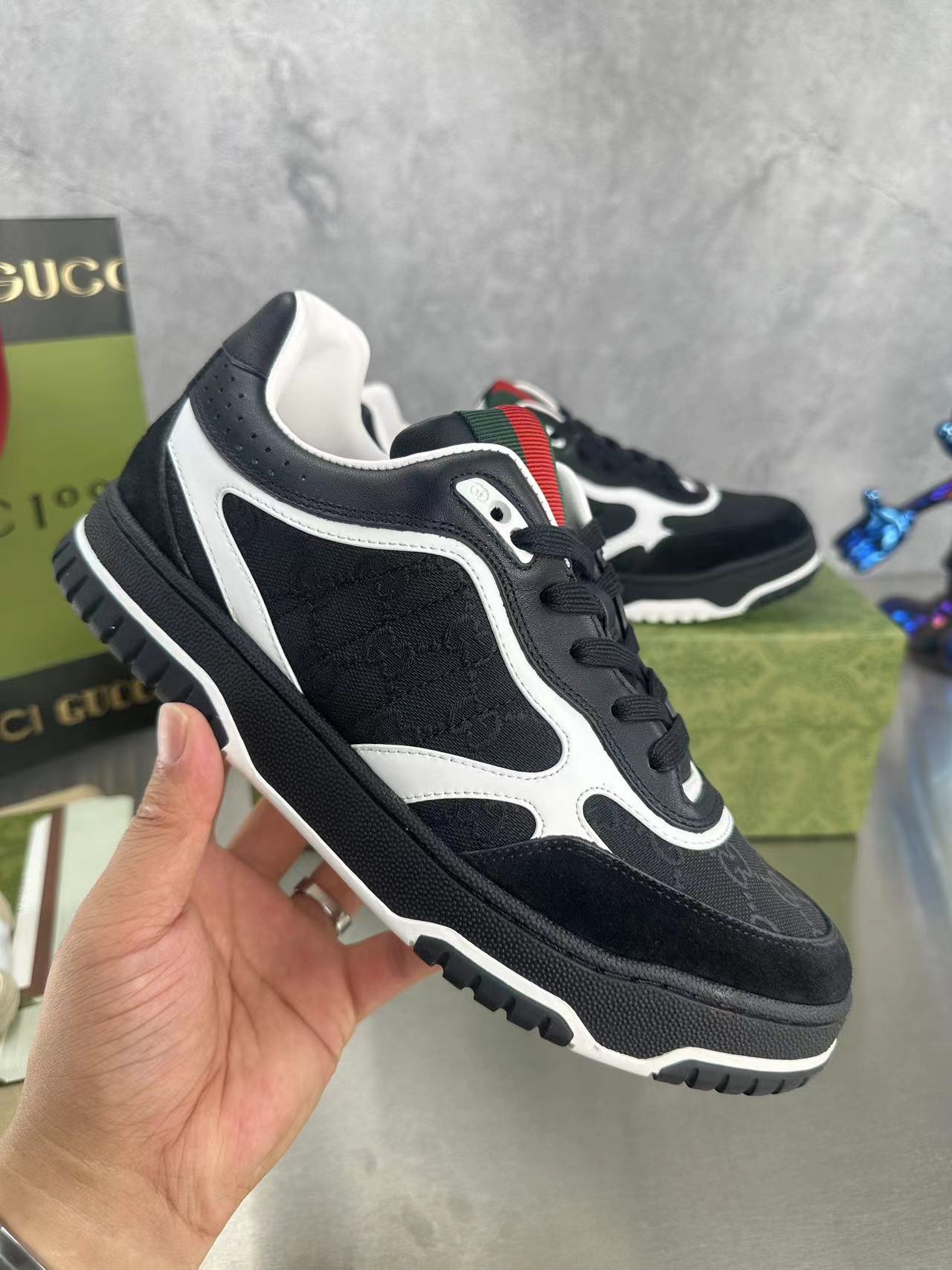 Cheap Gucci Sneakers For Men in 208223, $90 USD- [IB208223] - Replica Gucci Sneakers For Men