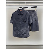 New Arrivals Louis Vuittton Short Tracksuits For Men in 207957