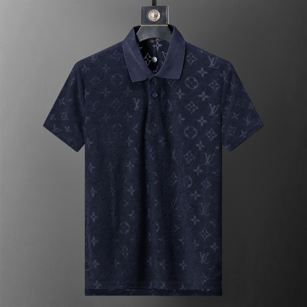 2026 Spring Summer New Polo ShirtTowel jacquard fabric M-3XL  in 208307