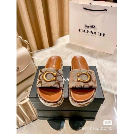 new Women Coach Slippers  size 35-41 in 208618