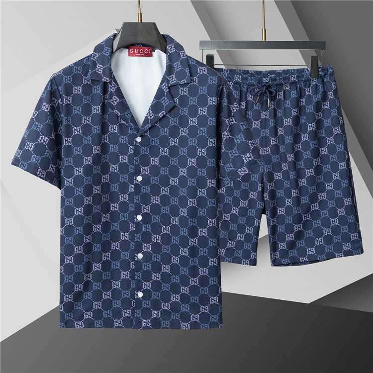 Cheap Gucci Short Tracksuits For Men in 208228, $50 USD- [IB208228] - Replica Gucci Short Tracksuits For Men