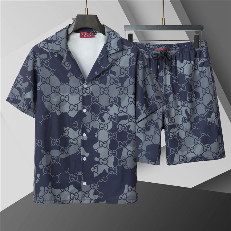 Cheap Gucci Short Tracksuits For Men in 208232, $50 USD- [IB208232] - Replica Gucci Short Tracksuits For Men