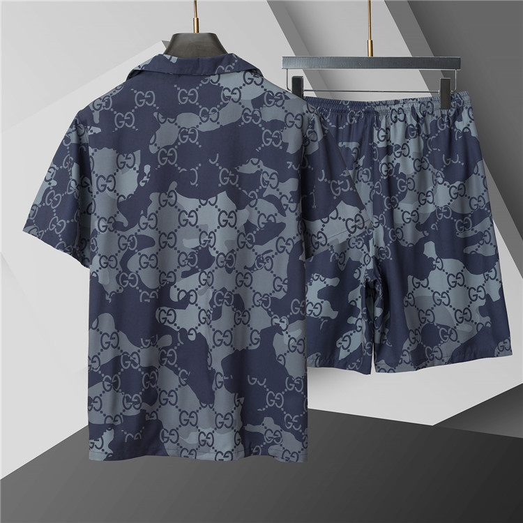 Cheap Gucci Short Tracksuits For Men in 208232, $50 USD- [IB208232] - Replica Gucci Short Tracksuits For Men