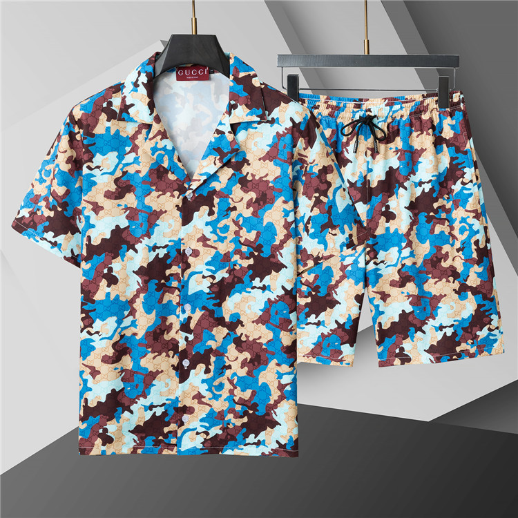 Cheap Gucci Short Tracksuits For Men in 208233, $50 USD- [IB208233] - Replica Gucci Short Tracksuits For Men