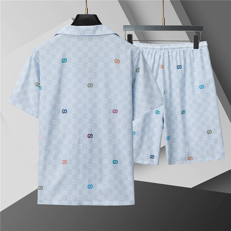 Cheap Gucci Short Tracksuits For Men in 208238, $50 USD- [IB208238] - Replica Gucci Short Tracksuits For Men