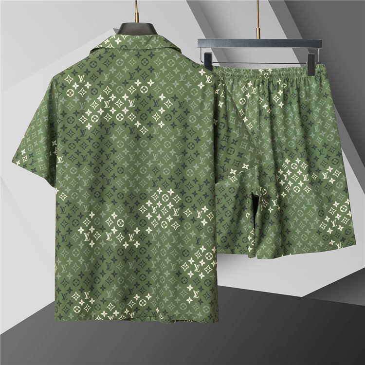 Cheap Louis Vuitton Short Tracksuits For Men in 208245, $50 USD- [IB208245] - Replica Louis Vuitton Short Tracksuits For Men