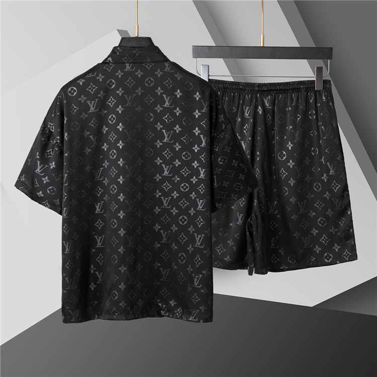 Cheap Louis Vuitton Short Tracksuits For Men in 208246, $50 USD- [IB208246] - Replica Louis Vuitton Short Tracksuits For Men