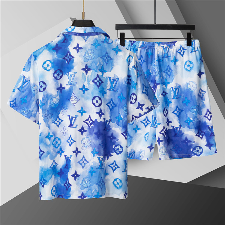 Cheap Louis Vuitton Short Tracksuits For Men in 208247, $50 USD- [IB208247] - Replica Louis Vuitton Short Tracksuits For Men