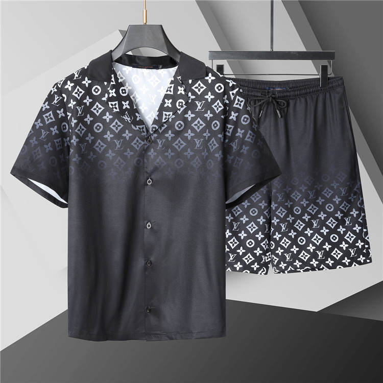 Cheap Louis Vuitton Short Tracksuits For Men in 208249, $50 USD- [IB208249] - Replica Louis Vuitton Short Tracksuits For Men