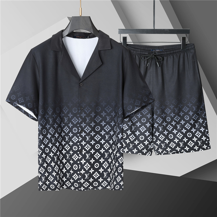 Cheap Louis Vuitton Short Tracksuits For Men in 208251, $50 USD- [IB208251] - Replica Louis Vuitton Short Tracksuits For Men