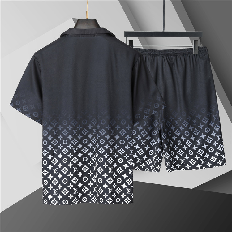 Cheap Louis Vuitton Short Tracksuits For Men in 208251, $50 USD- [IB208251] - Replica Louis Vuitton Short Tracksuits For Men