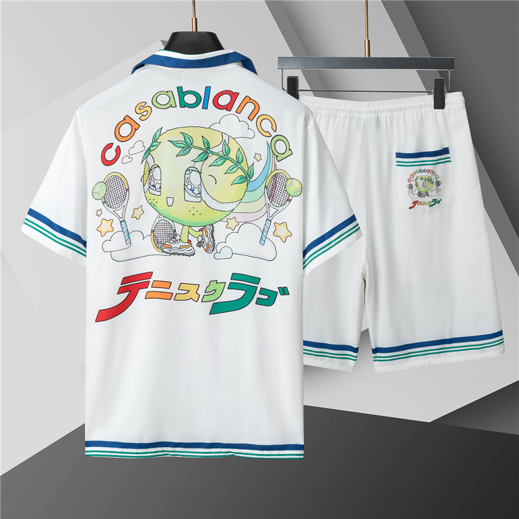 Cheap New Arrivals Casablanca Short Tracksuits For Men in 208254, $50 USD- [IB208254] - Replica Casablanca Tracksuits