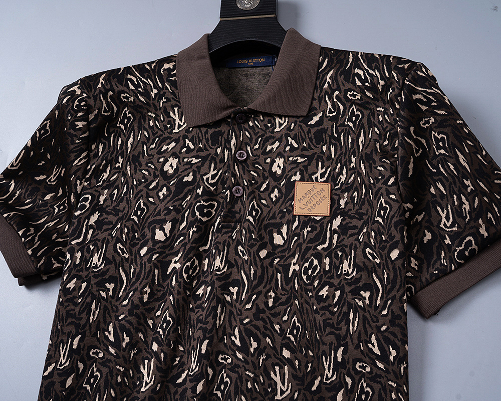Cheap 2026 Spring Summer New Polo Shirt M-3XL in 208303, $25 USD- [IB208303] - Replica Louis Vuitton Polo T-Shirts for Men