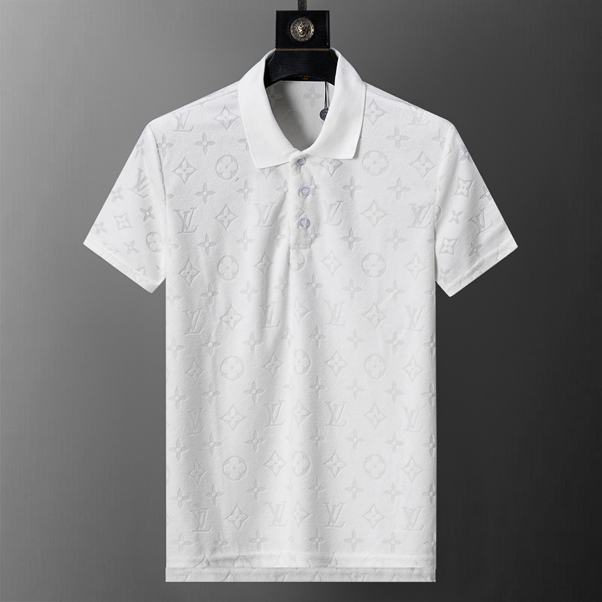 Cheap 2026 Spring Summer New Polo ShirtTowel jacquard fabric M-3XL  in 208306, $25 USD- [IB208306] - Replica Louis Vuitton Polo T-Shirts for Men