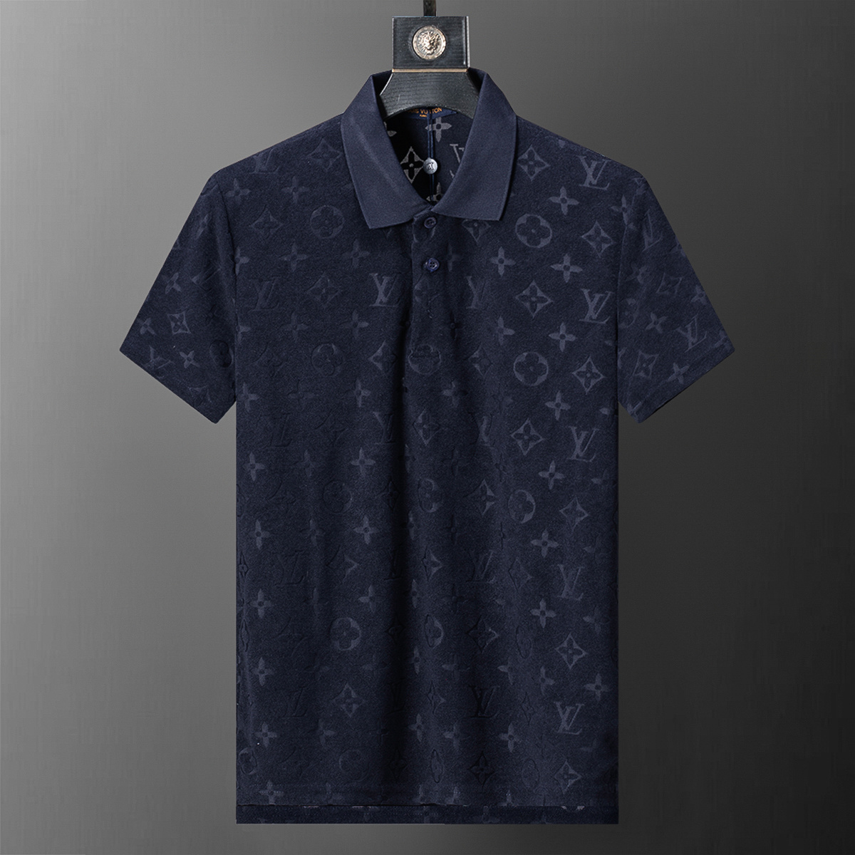 Cheap 2026 Spring Summer New Polo ShirtTowel jacquard fabric M-3XL  in 208307, $25 USD- [IB208307] - Replica Louis Vuitton Polo T-Shirts for Men