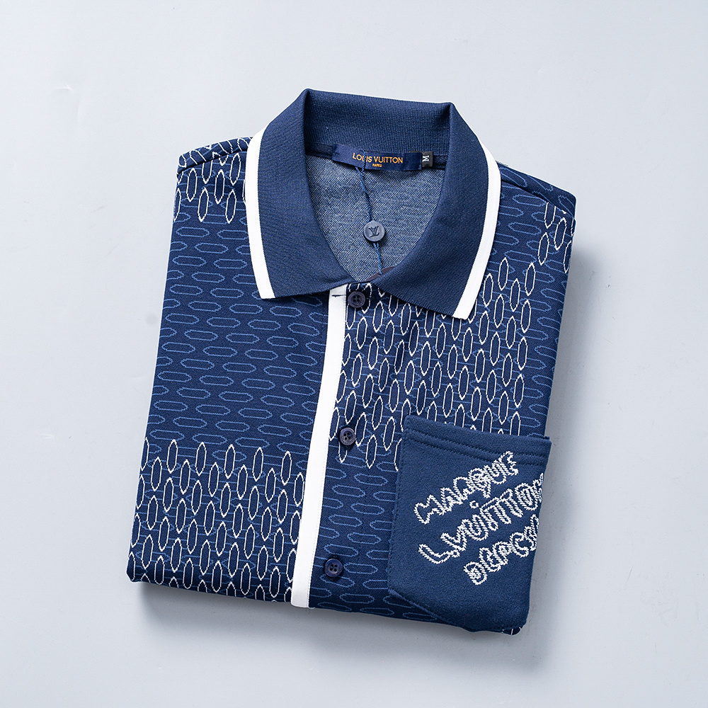 Cheap Louis Vuitton Polo T-Shirts for Men in 208314, $25 USD- [IB208314] - Replica Louis Vuitton Polo T-Shirts for Men