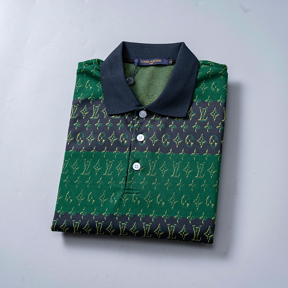Cheap Louis Vuitton Polo T-Shirts for Men in 208315, $25 USD- [IB208315] - Replica Louis Vuitton Polo T-Shirts for Men