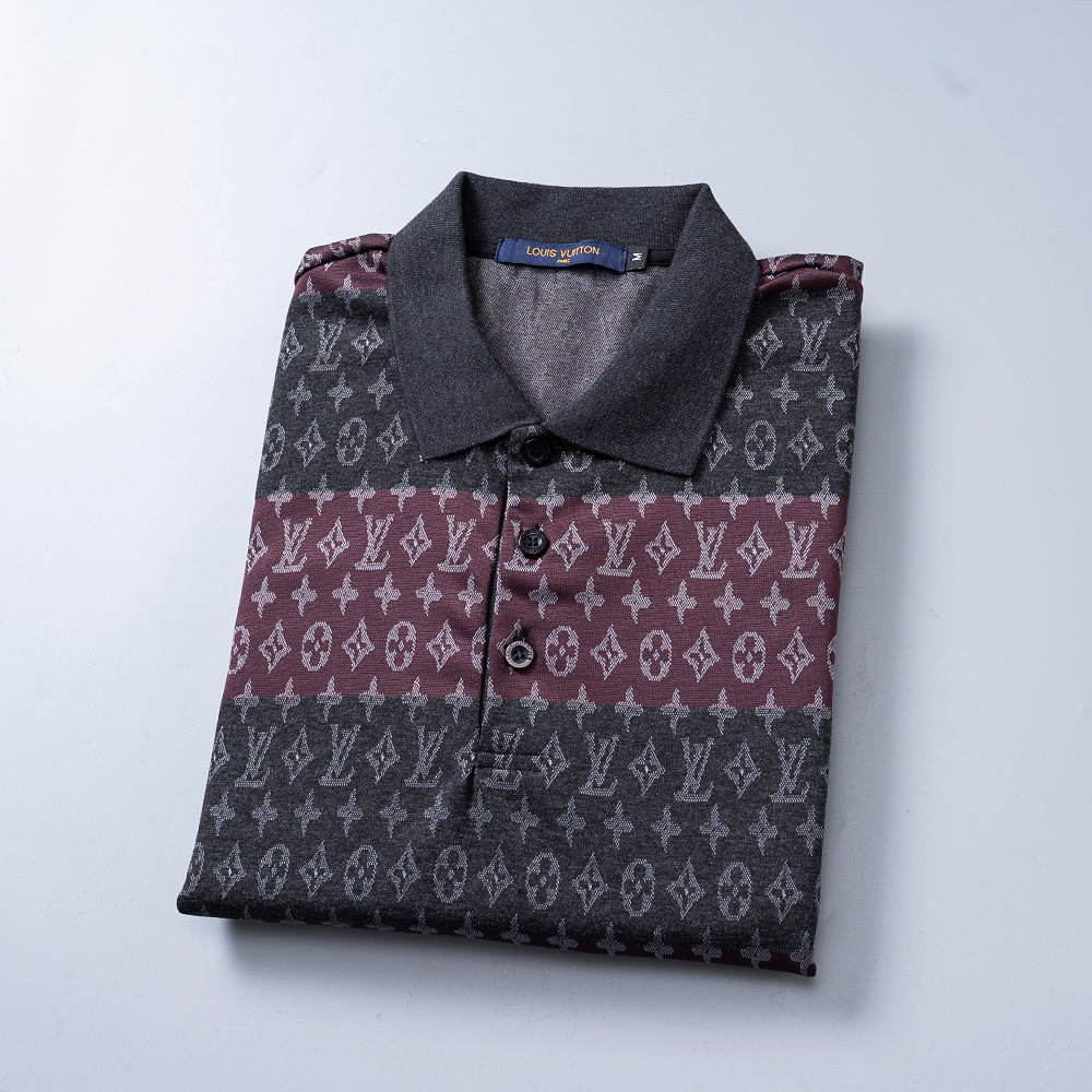 Cheap Louis Vuitton Polo T-Shirts for Men in 208316, $25 USD- [IB208316] - Replica Louis Vuitton Polo T-Shirts for Men