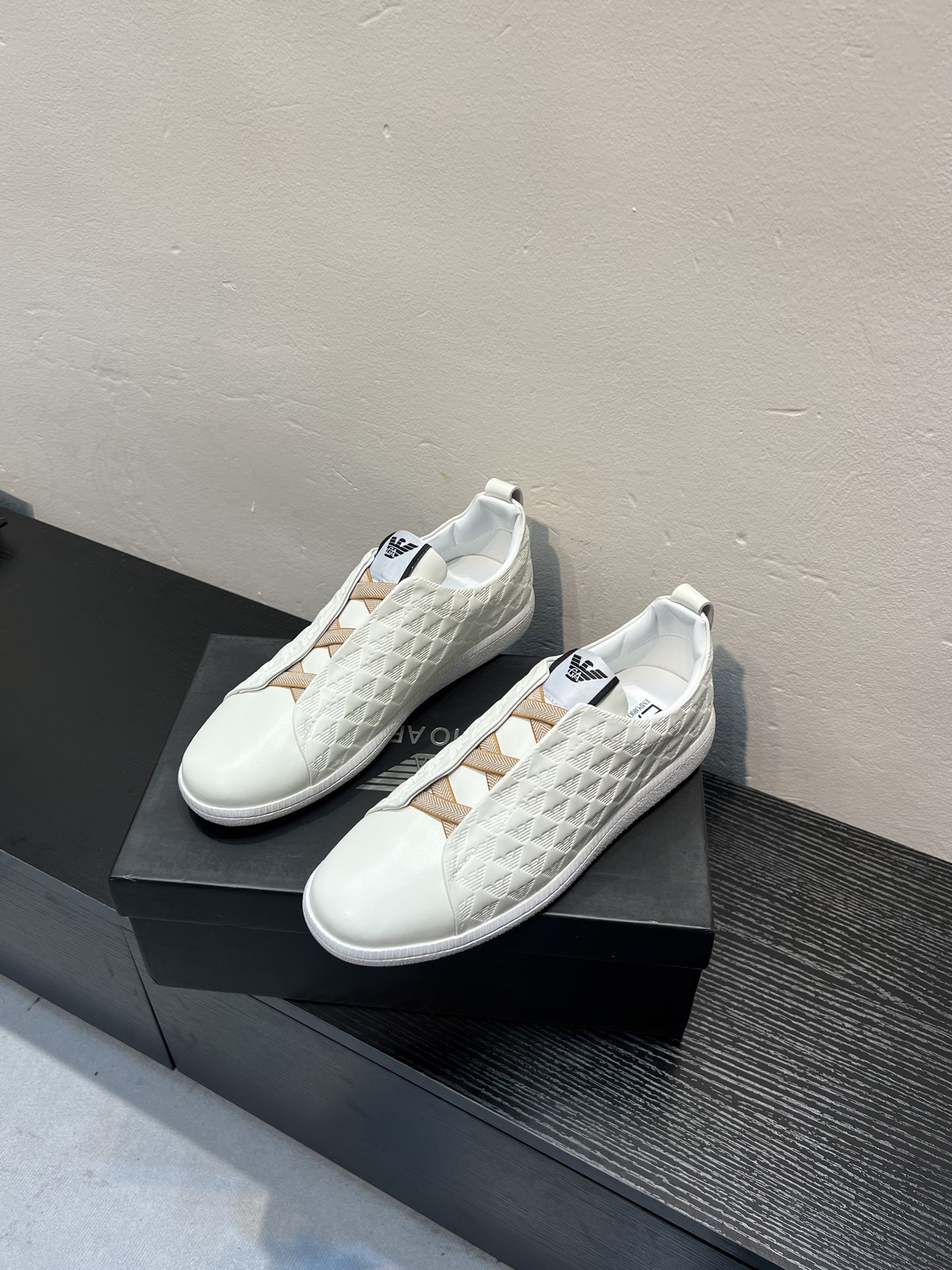 Cheap Armani Sneakers For Men in 208328, $75 USD- [IB208328] - Replica Armani Sneakers For Men