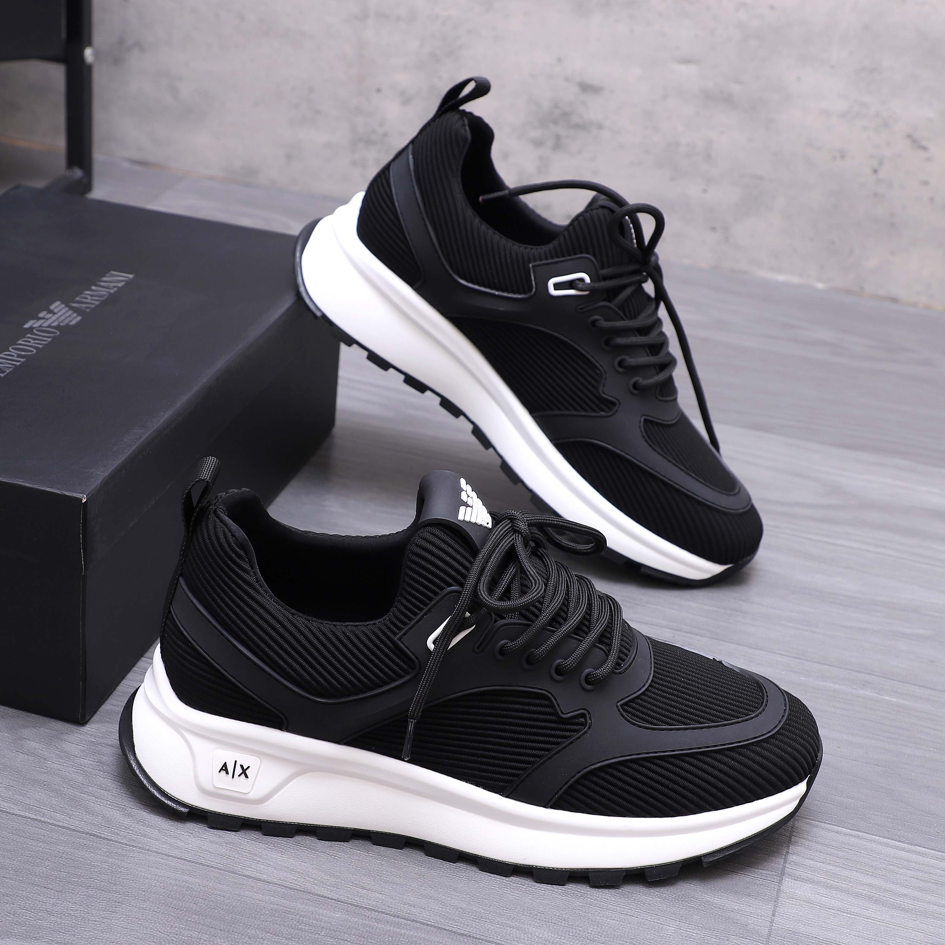 Cheap Armani Sneakers For Men in 208337, $75 USD- [IB208337] - Replica Armani Sneakers For Men