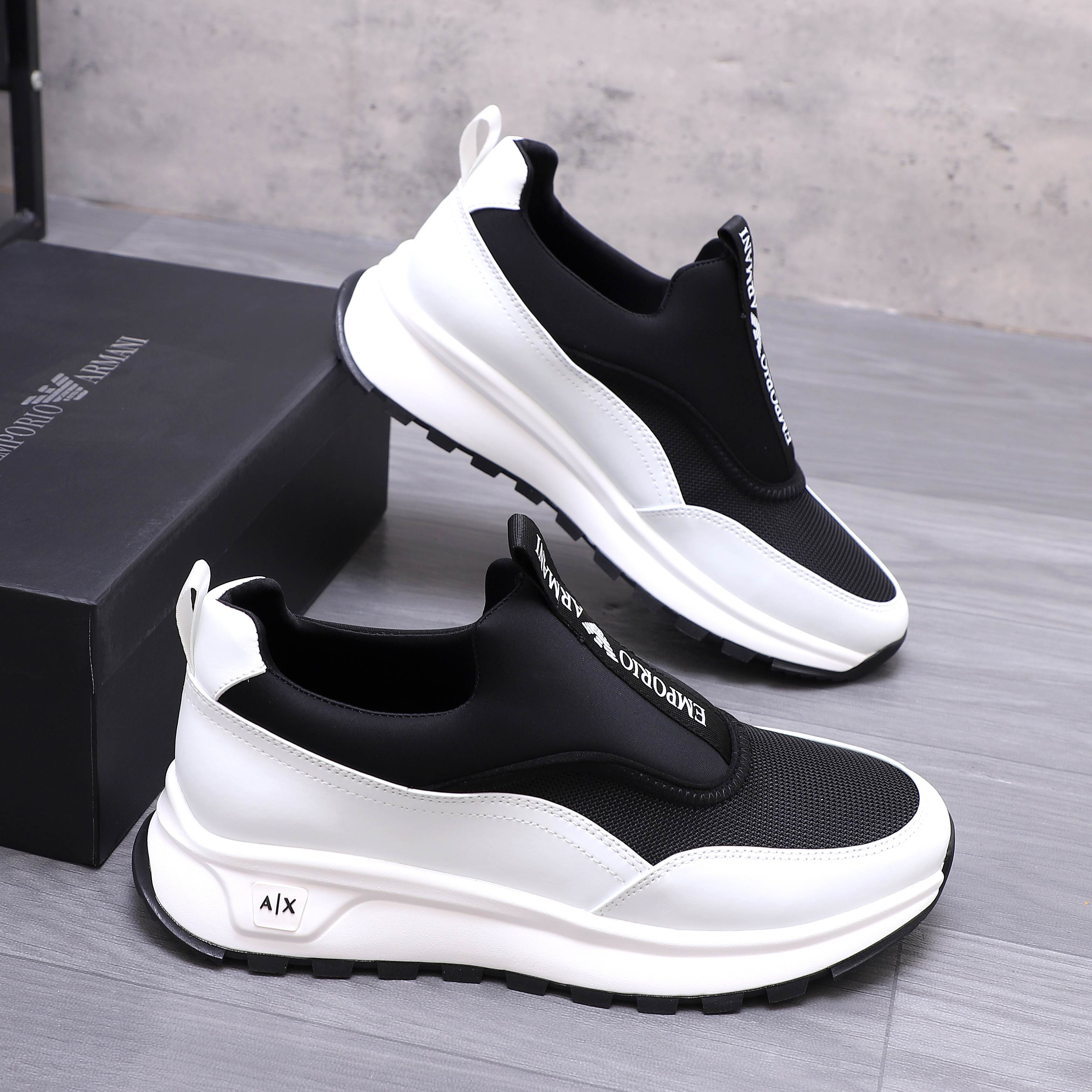 Cheap Armani Sneakers For Men in 208339, $75 USD- [IB208339] - Replica Armani Sneakers For Men