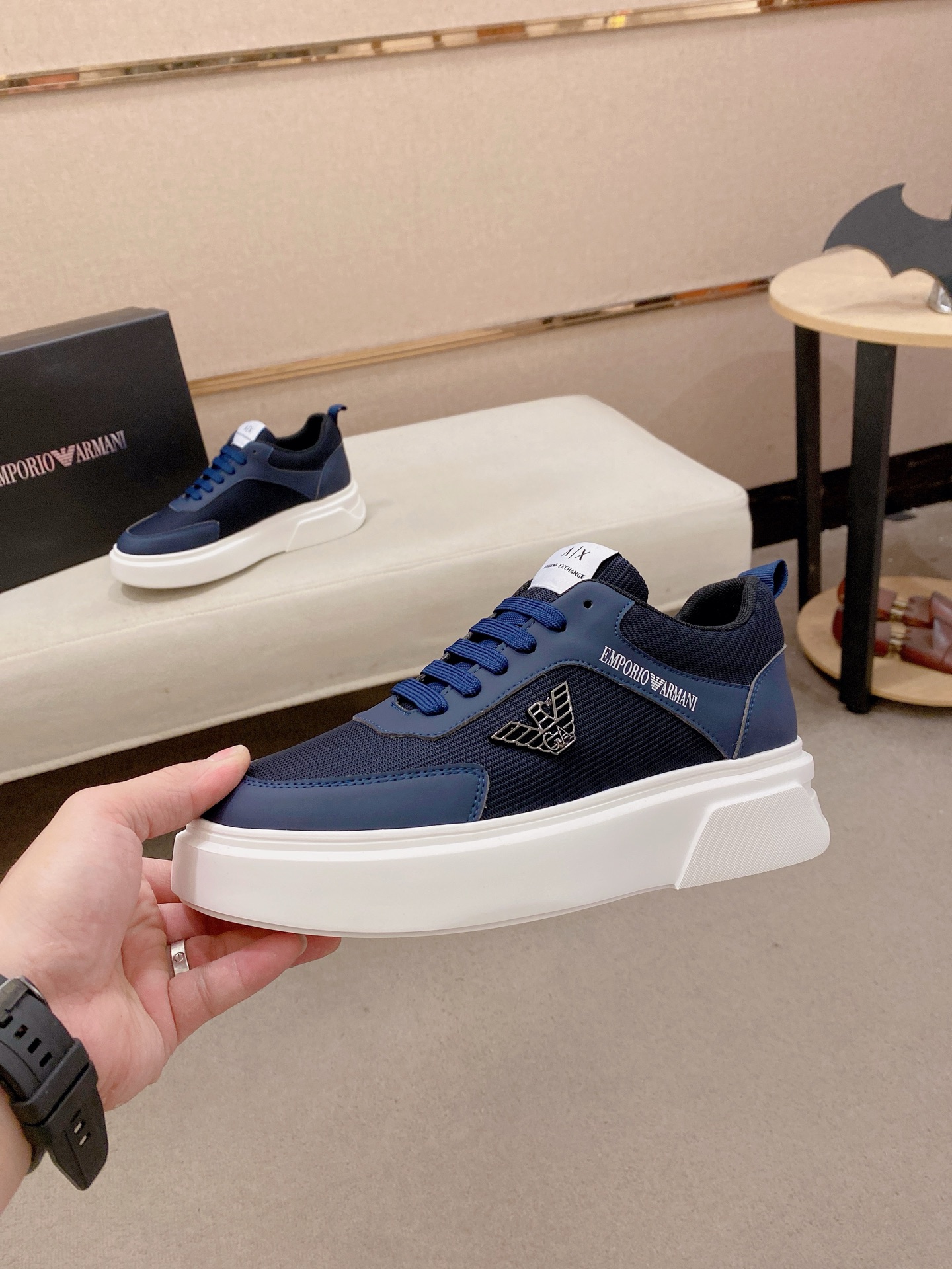 Cheap Armani Sneakers For Men in 208341, $75 USD- [IB208341] - Replica Armani Sneakers For Men