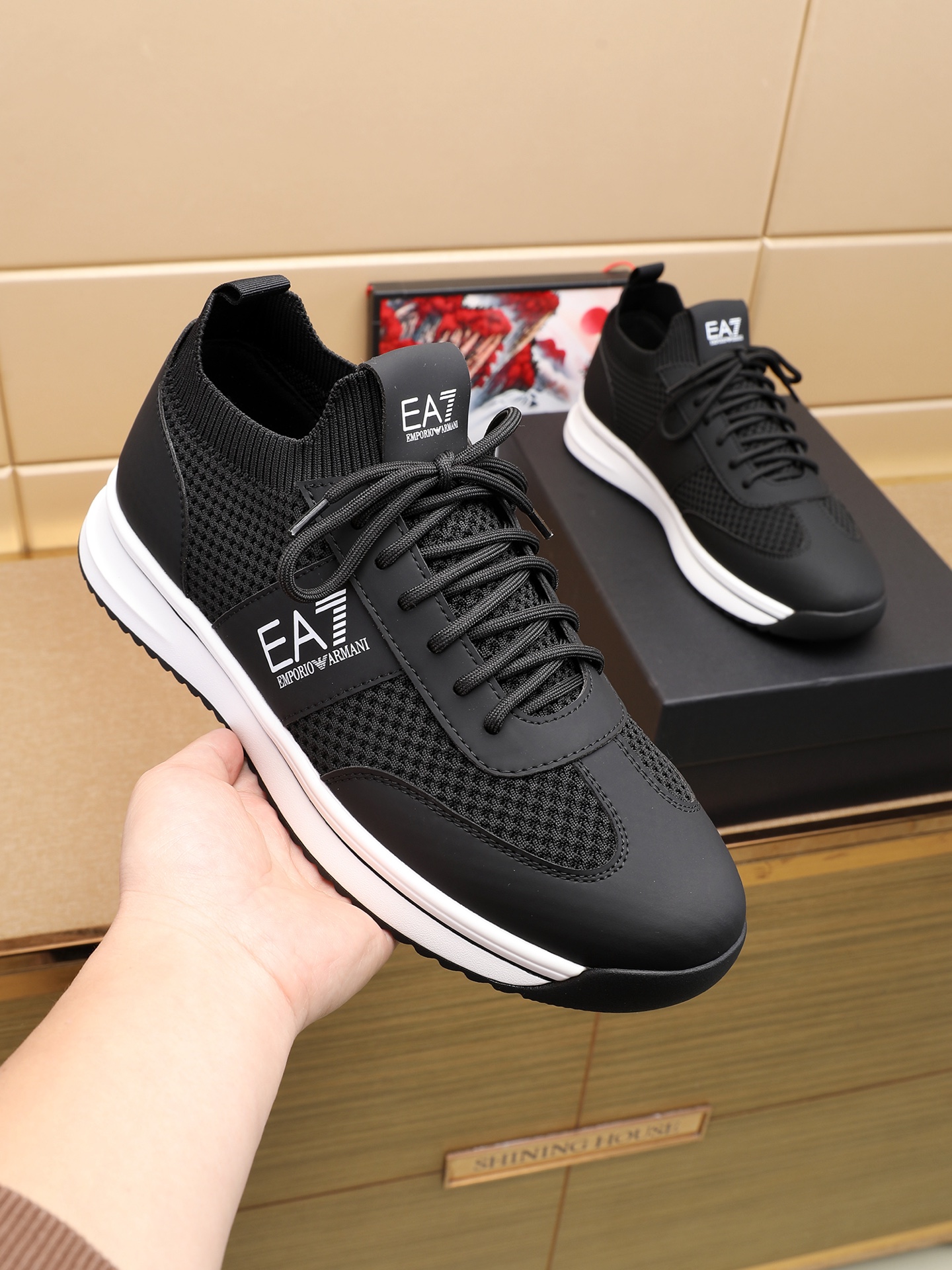 Cheap Armani Sneakers For Men in 208358, $75 USD- [IB208358] - Replica Armani Sneakers For Men