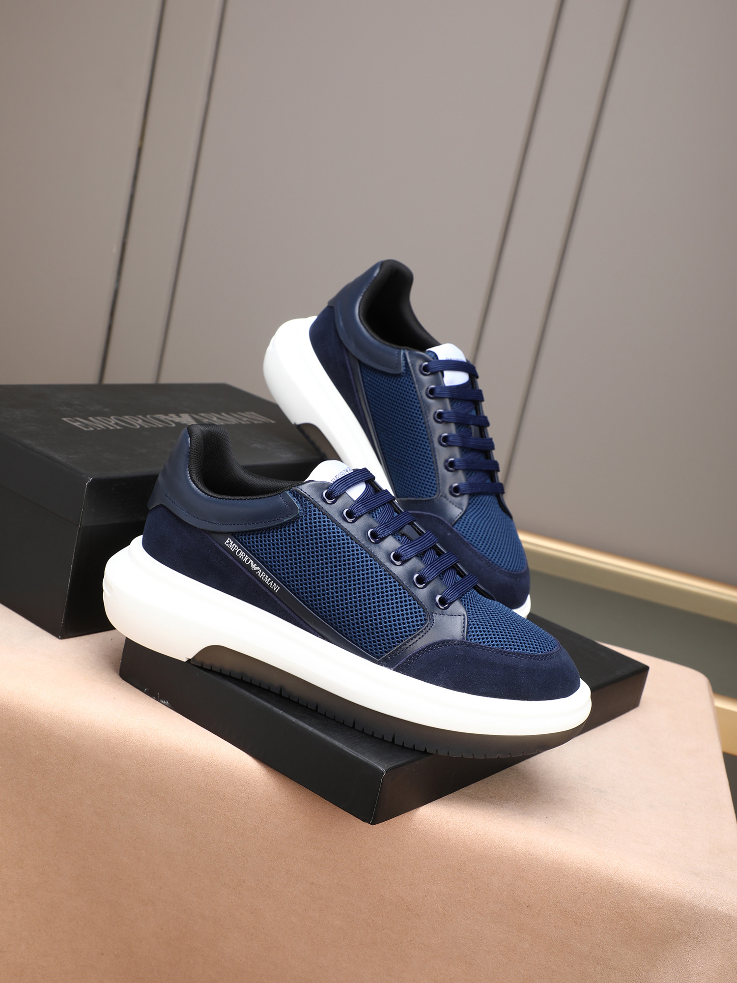 Cheap Armani Sneakers For Men in 208366, $80 USD- [IB208366] - Replica Armani Sneakers For Men