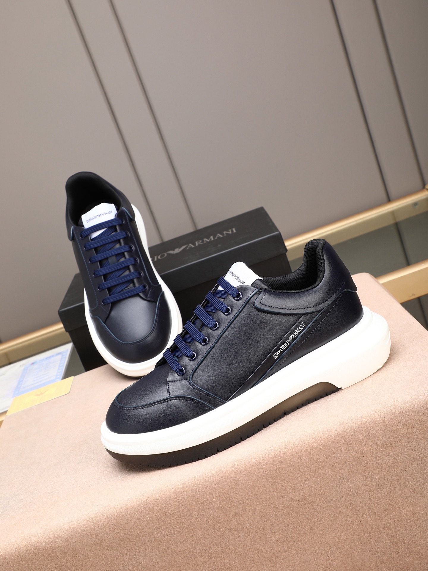 Cheap Armani Sneakers For Men in 208367, $80 USD- [IB208367] - Replica Armani Sneakers For Men