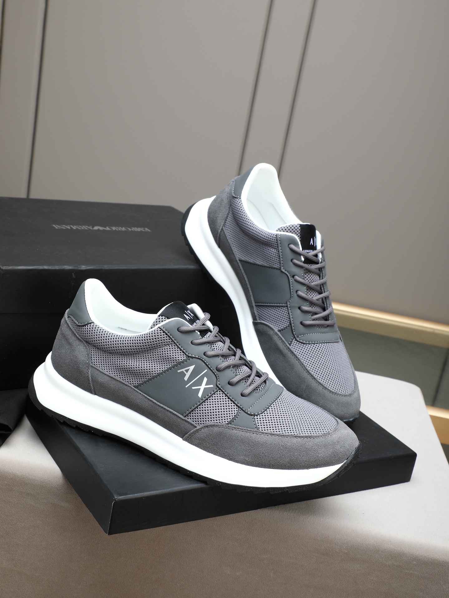 Cheap Armani Sneakers For Men in 208368, $80 USD- [IB208368] - Replica Armani Sneakers For Men