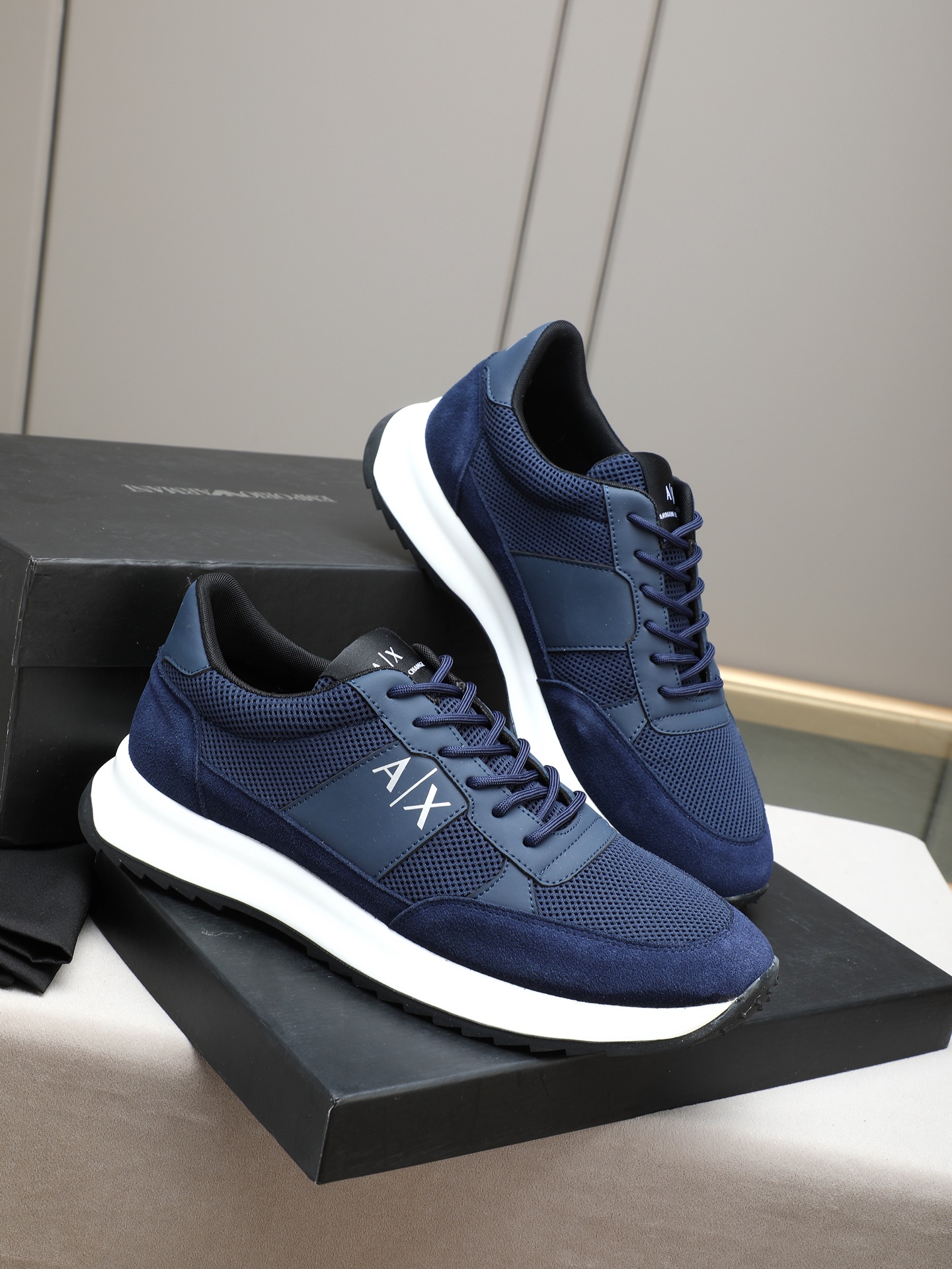 Cheap Armani Sneakers For Men in 208369, $80 USD- [IB208369] - Replica Armani Sneakers For Men