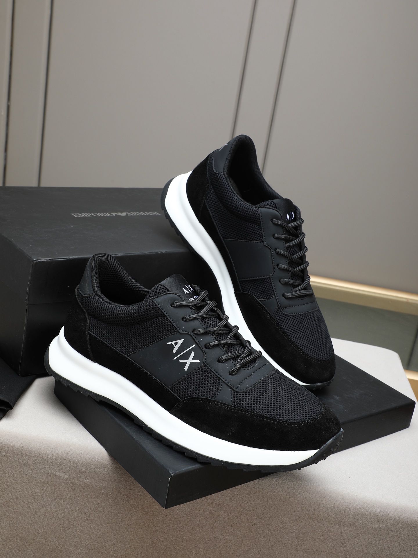 Cheap Armani Sneakers For Men in 208370, $80 USD- [IB208370] - Replica Armani Sneakers For Men