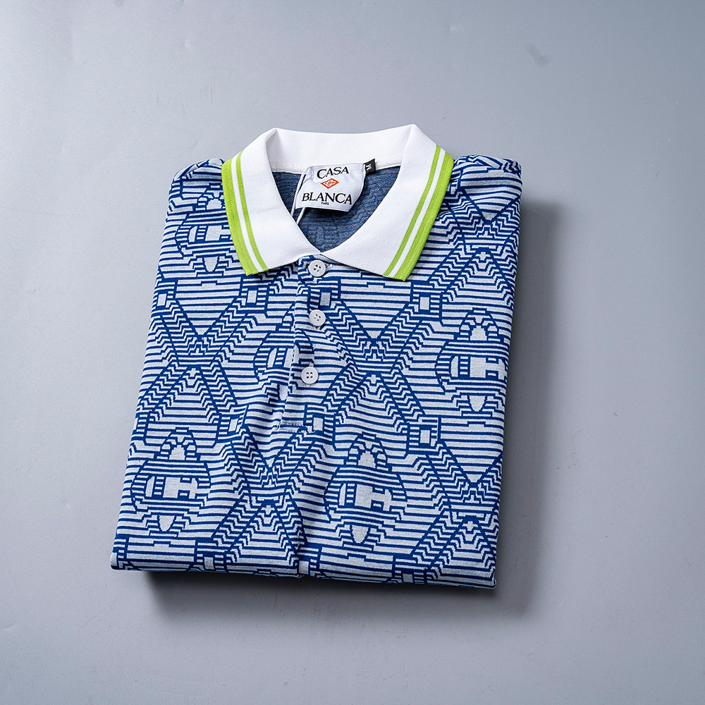 Cheap Casablanca POLO T-Shirts in 208452, $25 USD- [IB208452] - Replica Casablanca POLO T-Shirts