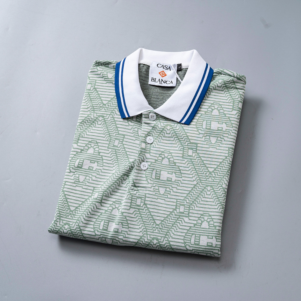 Cheap Casablanca POLO T-Shirts in 208453, $25 USD- [IB208453] - Replica Casablanca POLO T-Shirts