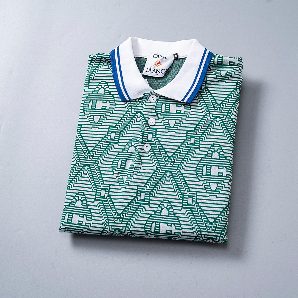 Cheap Casablanca POLO T-Shirts in 208454, $25 USD- [IB208454] - Replica Casablanca POLO T-Shirts
