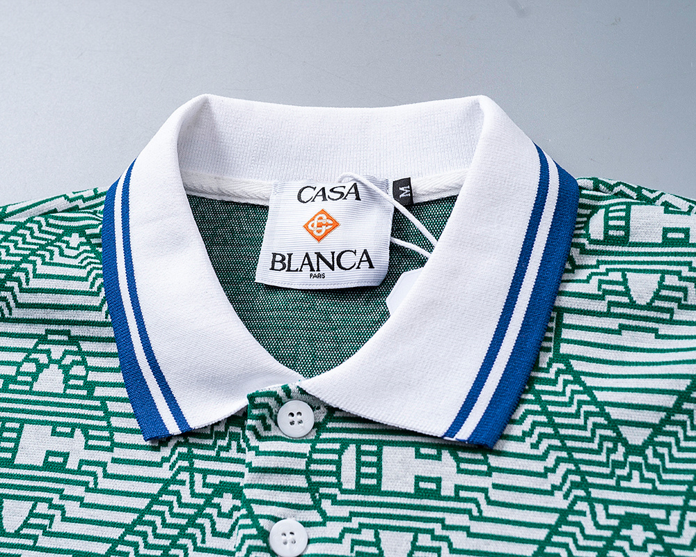 Cheap Casablanca POLO T-Shirts in 208454, $25 USD- [IB208454] - Replica Casablanca POLO T-Shirts