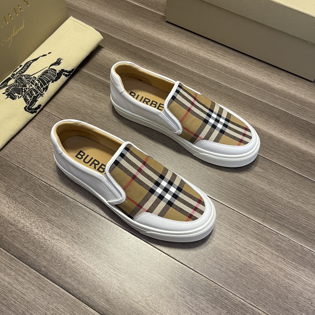 Cheap New Arrivals Burberry Casual Shoes For Men in 208461, $70 USD- [IB208461] - Replica Burberry Loafers and Casual Shoes For Men
