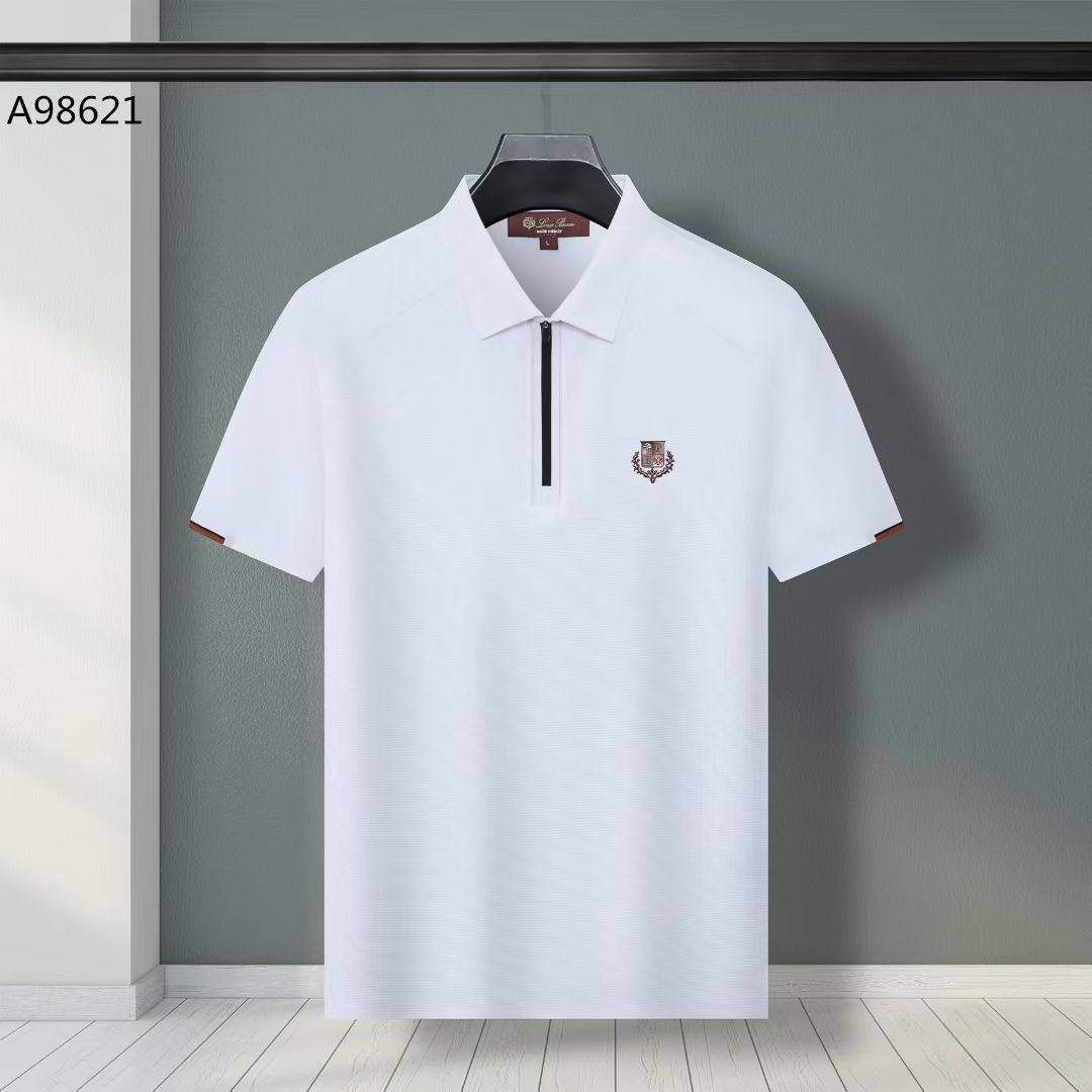 Cheap New Arirvals Loro Piana Polo T-shirts For Men in 208470, $28 USD- [IB208470] - Replica Salvatore Ferragamo  Polo T-shirts for Men
