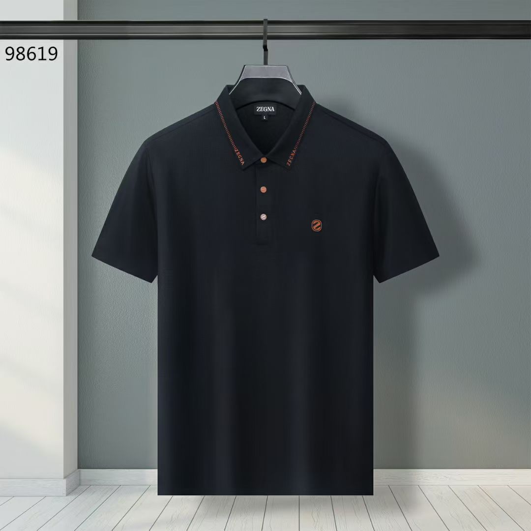 Cheap New Arirvals Zegna Polo T-shirts For Men in 208478, $28 USD- [IB208478] - Replica Salvatore Ferragamo  Polo T-shirts for Men