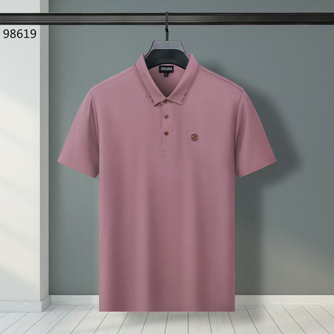 Cheap New Arirvals Zegna Polo T-shirts For Men in 208479, $28 USD- [IB208479] - Replica Salvatore Ferragamo  Polo T-shirts for Men